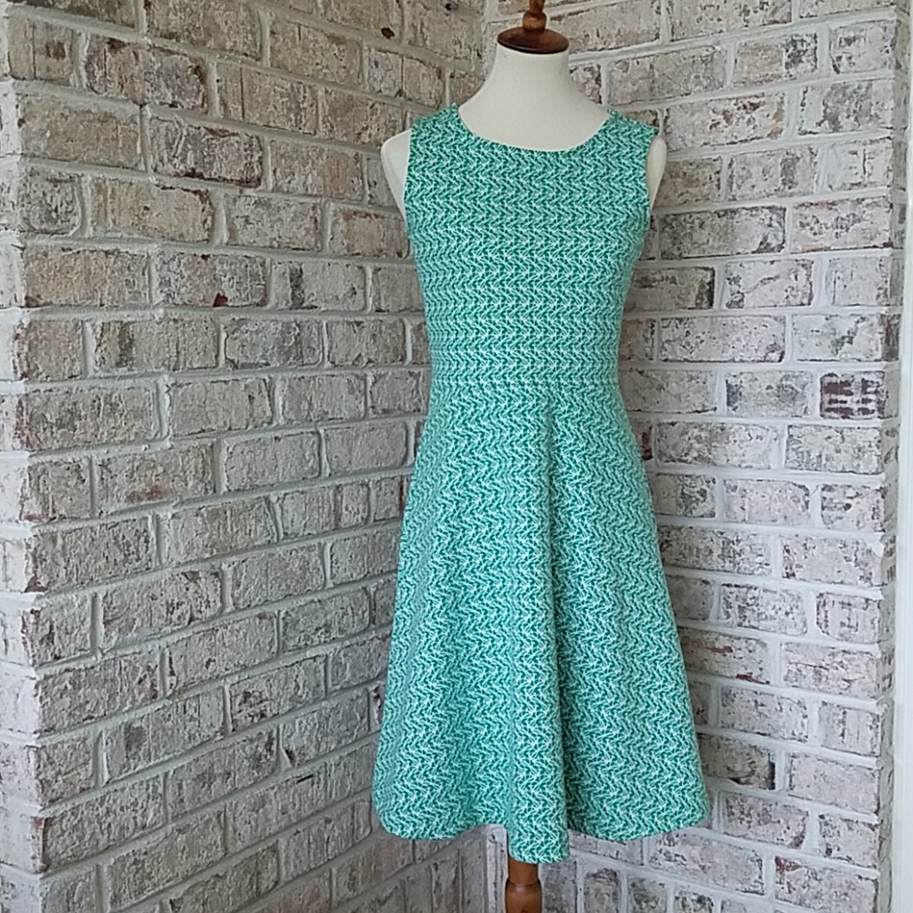Talbot's Fit'n Flare Sleeveless Knit Dress,  S